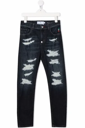 Philipp Plein Distressed slim-cut jeans