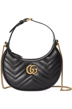 Gucci GG Marmont half-moon shaped mini bag