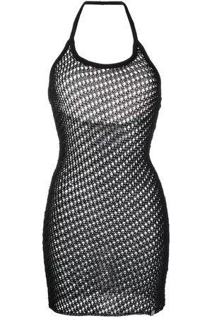 1017 ALYX 9SM Mulher Vestidos de Malha - Mini crochet-design dress