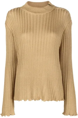 Maison Margiela Ribbed high neck jumper