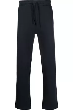 corneliani Homem Calças - Elasticated drawstring-waist trousers