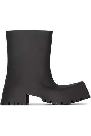 Balenciaga Trooper block-heel rubber boots