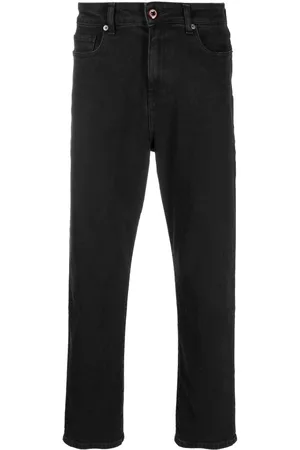 Vision Of Super Homem Tapered - Paint-print tapered jeans