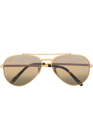 Ray-Ban Mirrored-lens aviator sunglasses