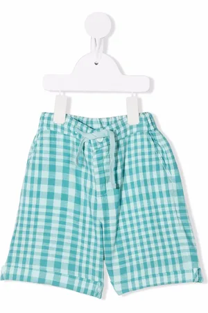 KNOT Check print shorts
