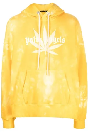 Palm Angels Leaf tie-dye logo-print hoodie