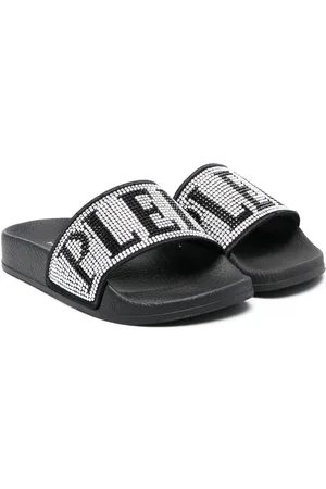 Philipp Plein Plein crystal-embellished slides