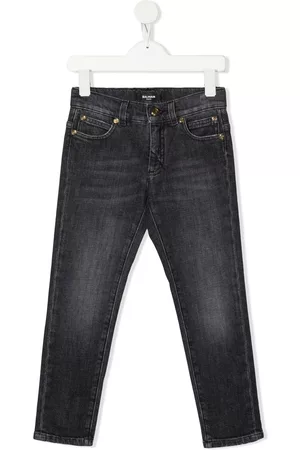 Balmain Kids Slim-cut denim jeans