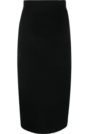 Victoria Beckham Knitted midi pencil skirt