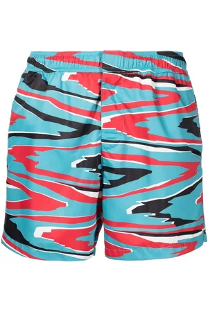 Missoni Wave-print swim shorts