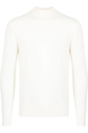 N.PEAL Mock neck knitted jumper