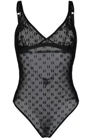 Karl Lagerfeld Mulher Bodies interiores - All-over logo-pattern body