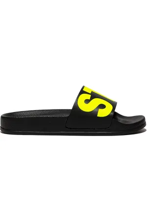 Stella McCartney Logo-print rubber slides