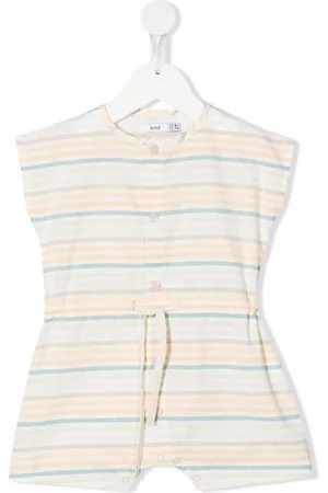 KNOT Striped drawstring jumpsuit