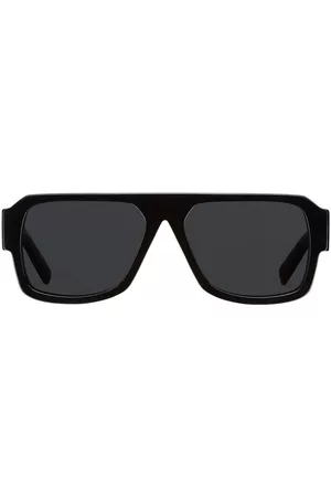Prada Eyewear Homem Óculos de Sol - Symbole contrast-detail sunglasses