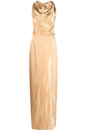 Voz Convertible silk maxi dress