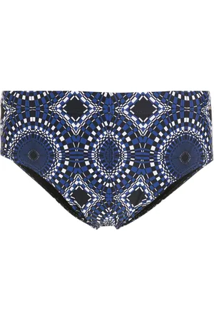 AMIR SLAMA Abstract-print swimming trunks