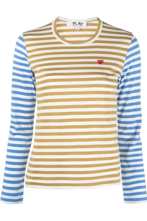 Comme des Garçons Heart-patch cotton T-shirt
