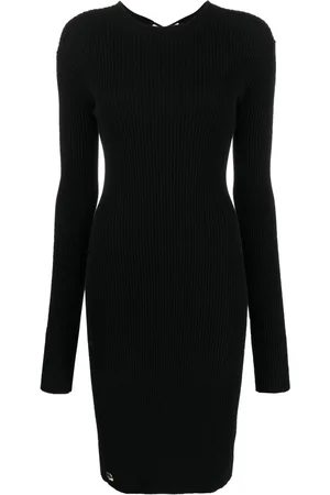 Philipp Plein Lace-up detailed midi dress