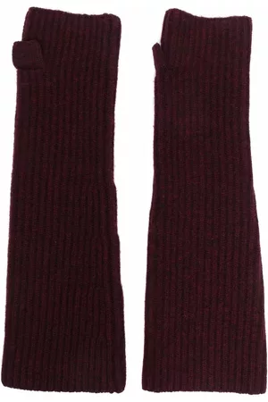 Nina Ricci Fingerless-design knit gloves