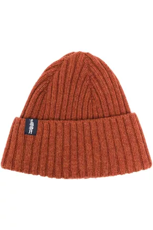 Mackintosh BILLIE Brick Red Wool Beanie Hat