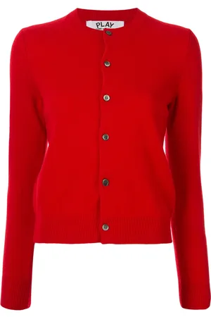 Comme des Garçons Crew neck buttoned cardigan