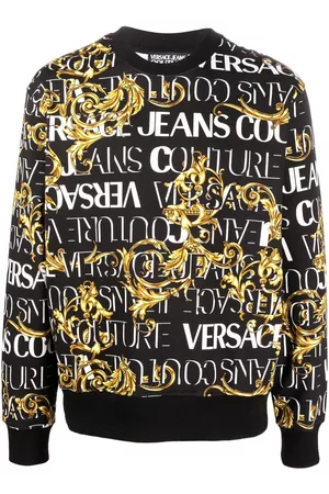 VERSACE Homem Sweatshirts - Barocco logo-print sweatshirt