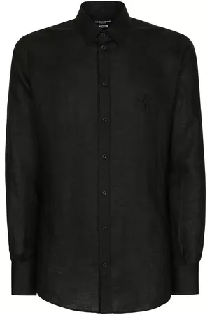 Dolce & Gabbana Long-sleeve linen shirt