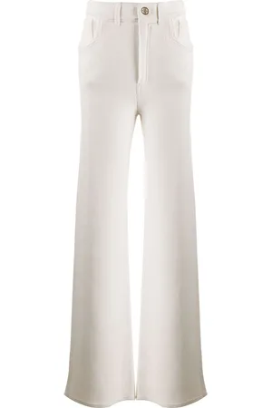 Barrie Wide-leg knitted trousers