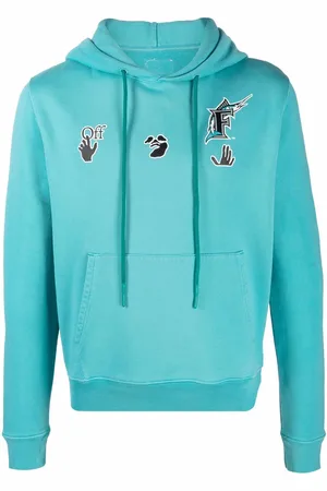 OFF-WHITE X MLB Florida Marlins logo-print hoodie