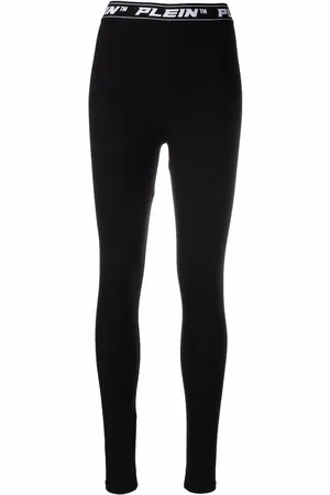 Philipp Plein Logo-waistband leggings