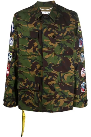 OFF-WHITE Camouflage field jacket