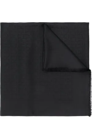 Salvatore Ferragamo Jacquard Gancini shawl