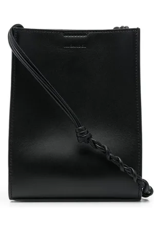 Jil Sander Braided-strap leather shoulder bag
