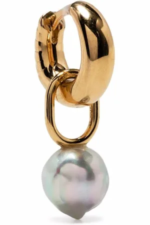 Maria Black Blue Mountain huggie single earring