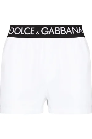 Dolce & Gabbana Logo-waistband swim shorts