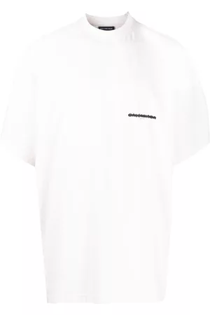 Balenciaga Homem T-shirts & Manga Curta - Strike 1917 logo oversize T-shirt