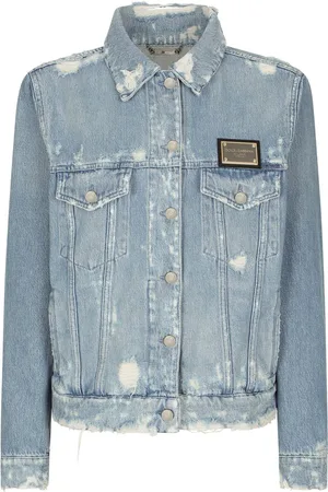 Dolce & Gabbana Logo-tag denim jacket