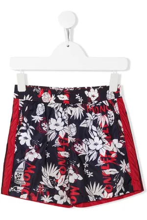 Moncler Floral-print swim shorts