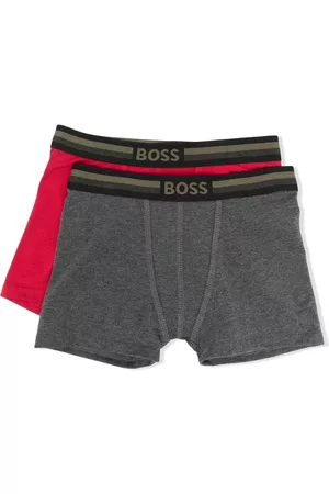 BOSS Kidswear Menino Boxers - Pack of two logo boxer shorts