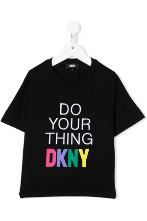 Dkny Kids Logo-print cotton T-shirt