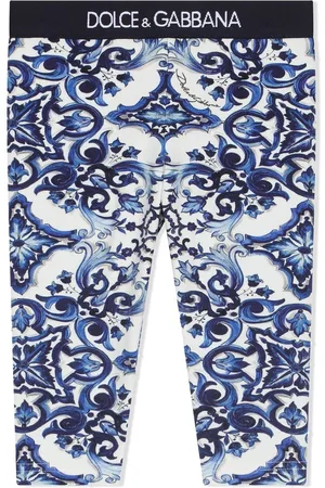 Dolce & Gabbana Interlock Majolica-print leggings