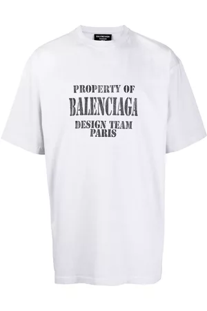 Balenciaga Homem T-shirts & Manga Curta - Property logo-print T-shirt