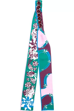 Puccini Mulher Cachecol com gola - Bead embroidery scarf