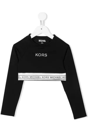 Michael Kors Menina Sweatshirts - Logo-band cropped sweatshirt
