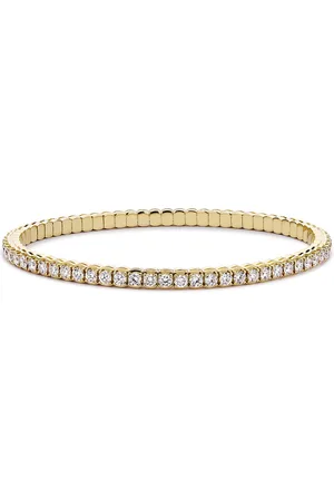 Pragnell 18kt yellow expandable diamond bracelet