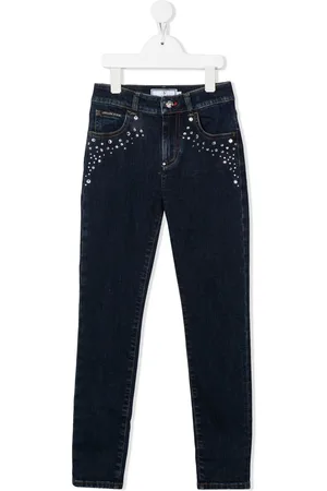 Philipp Plein Mid-rise slim-cut jeans