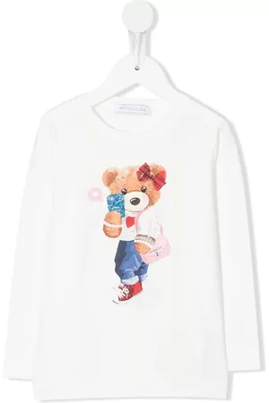 MONNALISA Teddy Bear-motif cotton T-Shirt