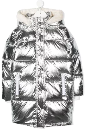 Lanvin Menina Casacos de Inverno - Logo-print puffer coat