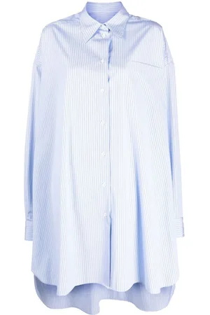 Maison Margiela Pinstriped poplin shirt